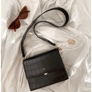 NWT JW PEI Mini Flap Bag - Black Croc
